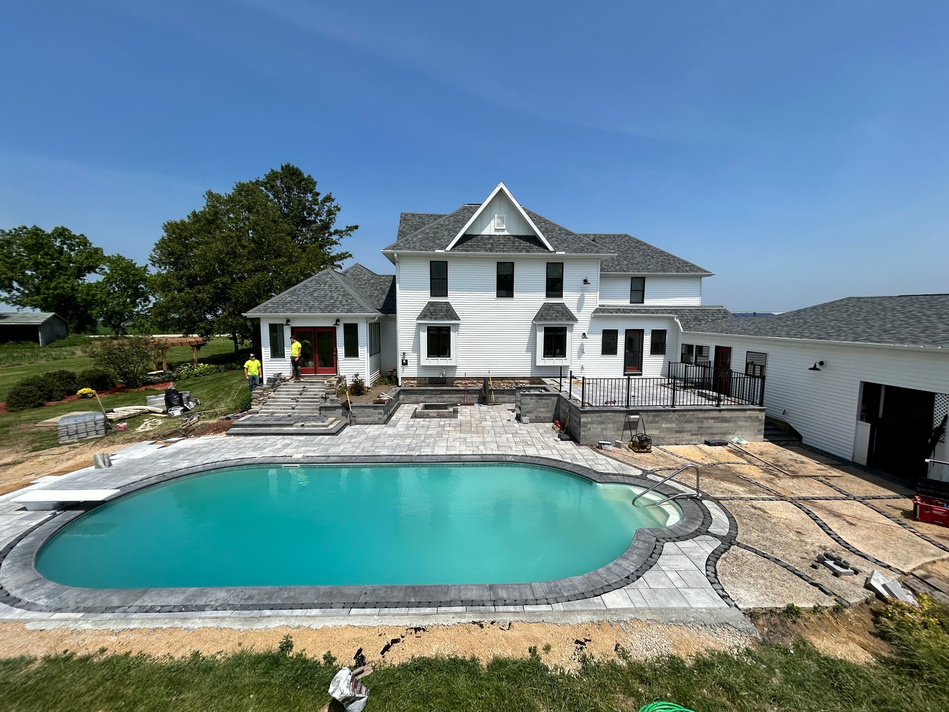 Stunning Backyard Makeover with Day-to-Night Appeal