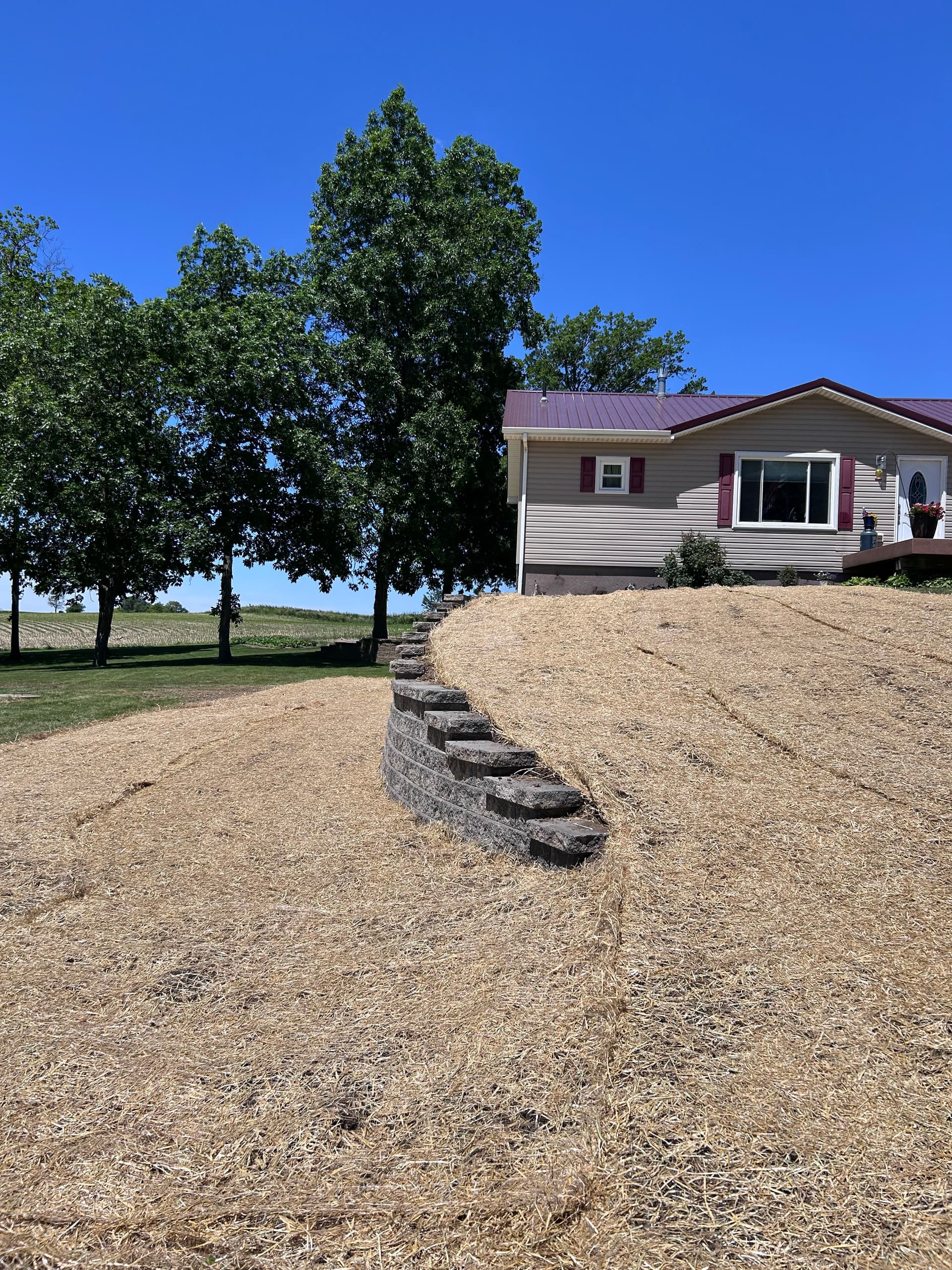 Gallery photos for Revamping a Collapsed Retaining Wall in Decorah: Image #3